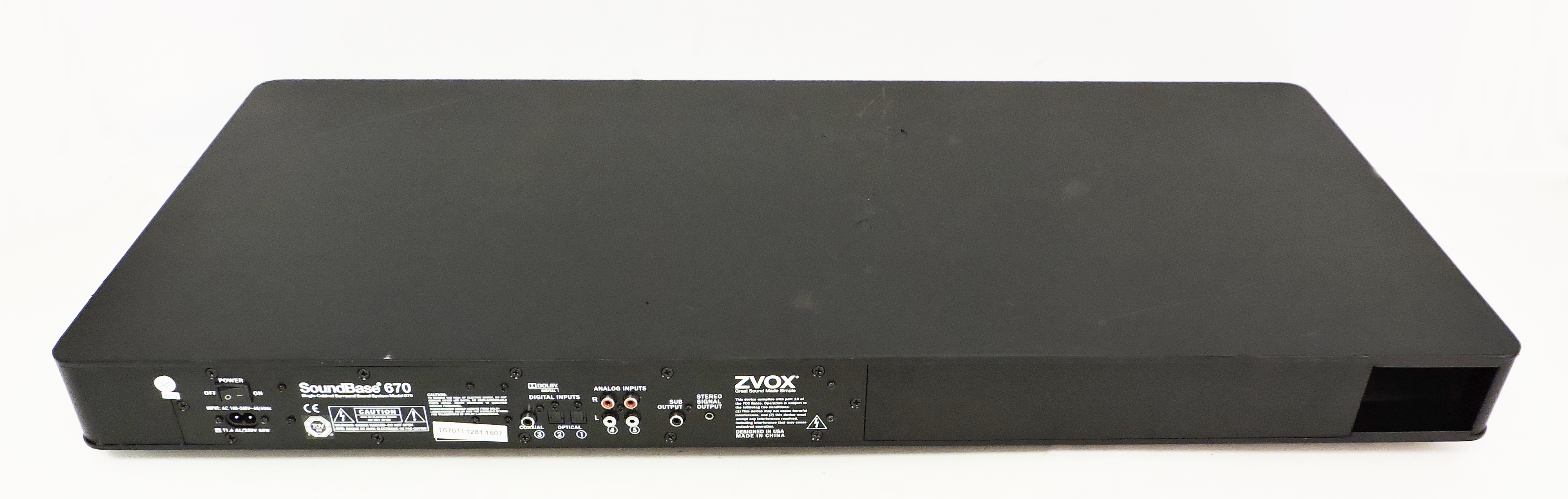 ZVOX SoundBase 670 105W Soundbar System w/ AccuVoice & Bluetooth